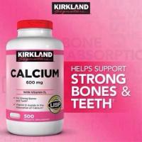 ราคา ส่งต่อ แคลเซียม+D3 500 เม็ด Exp.01/25 Kirkland Signature Calcium 600 mg. with Vitamin D3 กระดูกเสื่อม กระดูกพรุน (20765099610)