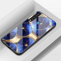 ราคา เคสสำหรับ Samsung A9 2018 A8+ 2018 เคสโทรศัพท์ดอกไม้สีน้ำเงินซิลิโคนเปลือกแก้ว (41968153709)