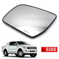 ราคา เนื้อเลนส์กระจกข้าง ข้างซ้าย สีเงิน 1 ชิ้น สำหรับ ฟอร์ด Ford มาสด้า Mazda เรนเจอร์ Ranger บีที-50 BT-50 Pro ปี 2012 2019 (6742466128)