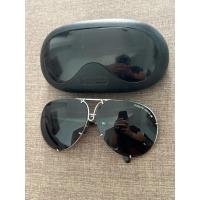 ราคา แว่นตากันแดดขับรถโบราณสีหายากสีเงินส่วนมากจะเจอแต่สีดำ Sport Porsche Design by Carrera Aviator 5623 Sunglasse (40511022789)