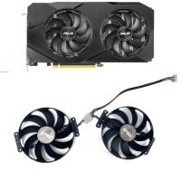 ราคา INew 2 ชิ้น 90 มม. 6PIN T129215SU GTX 1660 Super RTX2060 พัดลมระบายความร้อนสําหรับ ASUS RTX 2060 2070 DUAL MINI OC การ์ดวิดีโอ Cooler พัดลม * (46913100853)