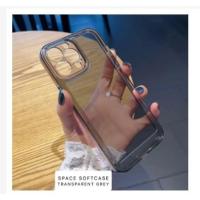 ราคา [ เคสสําหรับ Iphone 6 6 Plus 7 Plus 8 Plus XS X XR XS Max ] เคสนิ่มใสสีเทาอวกาศ TPU หนาคลุมทั้งหมด (47060447056)