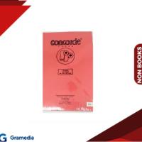 ราคา MERAH Gramedia Medan - Concorde Cover A4 Paper 220 แกรม 10 แผ่น สีแดง 80241 (49812271578)
