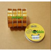 ราคา ริบบิ้นลวดสีทอง ลวดสีทอง ยาว 20 หลา (2733009173)