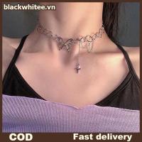 ราคา BWHTE สีเงินผีเสื้อ Choker จี้ Nelace ผู้หญิง Nelace หรูหรา Punk Geometric Sweet Cool Clavicle Ne เครื่องประดับ Party . (57861143389)