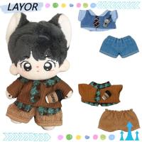 ราคา เสื้อผ้าตุ๊กตา LAYOR เล่นบ้านสีฟ้าสีน้ําตาลตุ๊กตาชุดนักเรียน, Creative คอสเพลย์ 10 ซม.P Photo ตุ๊กตาเสื้อกางเกงชุดของเล่น (45262692370)