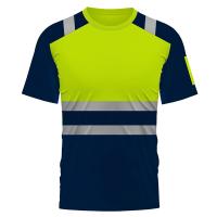 ราคา เสื้อความปลอดภัยสะท้อนแสง Hi Vis คอ O สําหรับทํางาน พร้อมแถบสะท้อนแสง Quick Qry (47758792338)