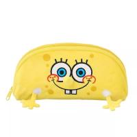 ราคา ขายร้อน ~ ญี่ปุ่น PLAZA จํากัด SpongeBob SquarePants กระเป๋าแว่นตา Plush เย็บปักถักร้อยกระเป๋าเก็บเครื่องสําอางซิปเครื่องเขียนดินสอ 0611hw (45762075054)