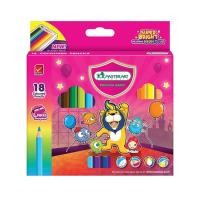 ราคา มาสเตอร์ อาร์ต ดินสอสี แท่งสั้น 18 สี รุ่นพรีเมี่ยมเกรด MASTER ART PREMIUM GRADE 18 COLOR BLOCK PENCIL (4837676141)