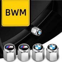 ราคา 【โลโก้ BMW】4ชิ้น สำหรับ BMW M ฝาปิดจุกลมยางรถยนต์ โลหะ จุกลมยางรถยนต์ จุกปิดลมยางรถยนต์ จุกลมมอเตอร์ไซค์ (25110825005)