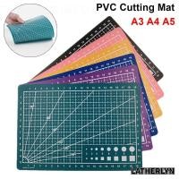 ราคา LATHERLYN 1 ชิ้นแผ่นตัด, A3 A4 A5 Patchwork เย็บคณะกรรมการตัด, แกะสลักด้วยตนเอง PVC หนังหัตถกรรมเครื่องมือ Workbench Pad บ้าน DIY (43431918644)