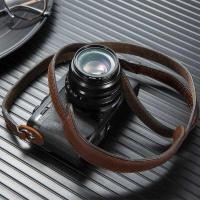 ราคา ▥ เข็มขัดไหล่สายกล้องหนังแท้สําหรับกล้อง Nikon Leica Fujifilm Sony (26591434360)