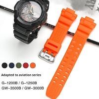 ราคา สําหรับ G-Shock เปลี่ยนยางซิลิโคนสําหรับ GW-3500B GW-3000B GW-2000 G-1200B G-1250B ผู้ชายกีฬานาฬิกาสร้อยข้อมืออุปกรณ์เสริม (55908228684)