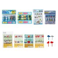 ราคา Bento Fruit Fork Food Pick Picks Vehicle Bus Car การขนส่ง Thomas Shinkansen (52957841119)