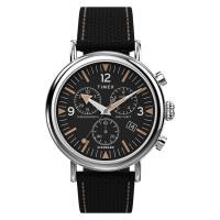 ราคา TIMEX TW2V43700 WATERBURY STANDARD นาฬิกาข้อมือผู้ชาย สายผ้า สีดำ หน้าปัด 41 มม. (23240724442)