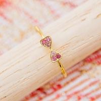 ราคา [PCPY Jewelry] แหวนพลอยแท้ สีชมพูแซฟไฟร์ ทองคำแท้9K (ทอง37.5%) [9KAR48] (29394513945)