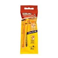 ราคา ยิลเลตต์ ด้ามมีดโกนซุปเปอร์ทินทู Gillette Super Thin II Razor 2Pcs. (55109435714)