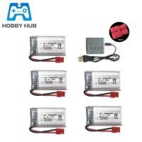 ราคา 752540 แบตเตอรี่สำรอง 500mAh Lipo Syma X5HC X5HW Quadcopter 3.7V 500mAh สำหรับกล้อง RC Drone Acc (40911796935)