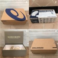 ราคา กล่องรองเท้า กล่องใส่รองเท้า แบรนด์ Birkenstock , Asics , MANGO MOJITO และ SALOMON ของแท้ ตัวกล่องสภาพสวยงาม หรูหรา (29284611799)
