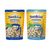 ราคา ซันคิสท์ พิสทาชิโอเนเชอรัลโทสต์และพิสทาชิโออบเกลือ 150กรัม Sunkist Natural,Toasted Dry Roasted & Salted Pistachios 150g. (11932103400)