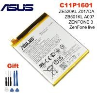 ราคา แบตเตอรี่แท้ ASUS ZenFone 3 ZE520KL Z017DA ZenFone live ZB501KL A007ความจุแบต 2650mAh พร้อมชุดไขควง ประกัน 3 เดือน (21601785858)