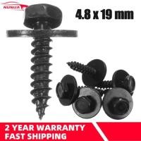 ราคา Car Self Tapping Tapper Screws And Washer 4.8 x 19 mm Black 8mm Hex Head Self Tapping Tapper Screws (45804159903)
