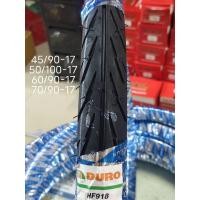 ราคา ยางนอกDURO ดูโร่ ลายเเบคเเลคHF918 ขอบ17 มีขนาด45/90-17,50/100-17,60/90-17,70/90-17 สินค้าคุณภาพดี เเข็งเเรงทนทาน (45707331094)