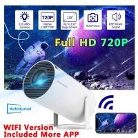 ราคา โปรเจคเตอร์ 720P 4K WIFI ขนาดเล็ก แบบพกพา สําหรับทีวี โฮมเธียเตอร์ HDMI โปรเจคเตอร์มินิต่อกับมือถือ รองรับ Android 1080P XIAOMI SAMSUNG mini projector (25101099197)