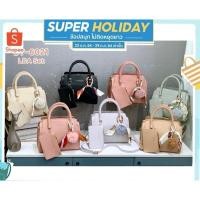 ราคา #กระเป๋าLDA❤งานแบรนด์แท้ # งานทรงหมอน แถมปอมๆ พร้อมใบลูก (4995877106)