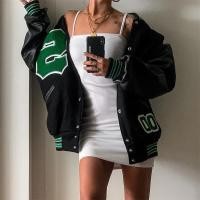 ราคา 4four - Varsity Jacket 2 Varsity skateboard Jacket Unisex Varsity Baseball Jacket (29381005323)