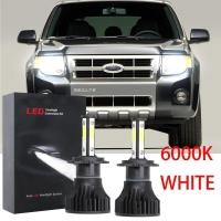 ราคา สําหรับ Ford Escape 2001 ถึง 2004 - ไฟหน้ารถ LED หัวหลอดไฟ 12V-24V 6000K สีขาวจํานวน 2 (50361199533)