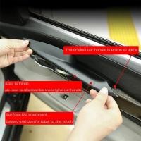 ราคา Well-made 4PCS รถประตู Fit สําหรับ BMW 7 Series F02 730Ld 740Li 750Li 760Li 2009-2015 ภายในประตูดึงมือจับป้องกันตกแต่งครอบคลุม (สีดํา) (50012305595)