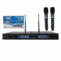 ราคา ✔ SMC ไมค์โครโฟนไร้สาย ไมค์ลอยคู่UHF รุ่น U-2260 ฟรี กระเป๋าพกพา (2174695177)