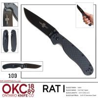 ราคา มีดพับ ONTARIO แท้ รุ่น RAT l มีดพับที่แข็งแรงทนทาน รุ่นที่ขายดีที่สุดใบมีดหนา 2.9mm. เปิดใช้งานมือเดียวสะดวก LINER LOCK (23939011642)