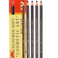 ราคา ดินสอเขียนคิ้วดึงเชือก Coloured Soft Cosmetic Art Eyebrow Pencil (295959788)