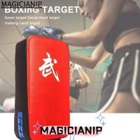 ราคา MAGICIANIP แผ่นรองเตะเทควันโด, หนัง PU สายรัดปรับได้กระเป๋าชกมวย, ด้ามจับตามหลักสรีรศาสตร์มวยไทย Strike Target สําหรับการฝึกออกกําลังกาย (49560468283)