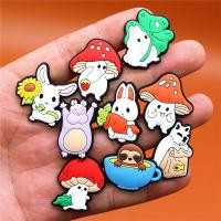 ราคา น่ารักกระต่ายสัตว์ Jibitz สําหรับเด็กเห็ดกบรองเท้า Charms Pins กระต่ายรองเท้าแตะ Jibbits Charm สุนัข Jibits รองเท้าแตะks รองเท้าอุปกรณ์เสริมตกแต่ง (22504816613)