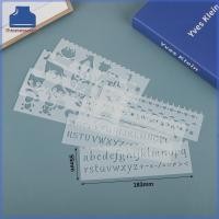 ราคา SHINE 8 ชิ้น/เซ็ต Letter Wave สัตว์รูป DIY Craft Hollow Layering Stencil สําหรับภาพวาด Scrapbooking ปั๊มอัลบั้มตกแต่งลายนูนแม่แบบวาด TH (54912535718)