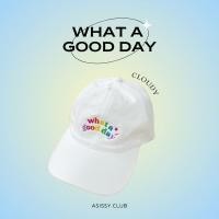 ราคา หมวกแฟชั่น หมวกแก๊ป what a good day in CLOUDY️ by asissy.club (24087383691)