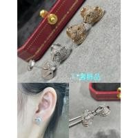 ราคา ต่างหูหัวเสือดาวสีทองพร้อมเพชรสำหรับผู้ชายและผู้หญิง - 17F3 (53711308228)
