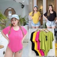 ราคา บอดี้สูทแขนสั้นสาวอวบ สุดแซ่บ ช่วงเป้า สามารถเกะได้ เนื้อผ้ายืดหยุ่นใส่สบาย สาวอวบ ไซส์ใหญ่ เสื้อผ้าสาวอวบอ้วน พลัสไซส์ (22441385972)