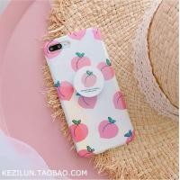 ราคา เคสลูกพีช+holder (มีโค้ดส่วนลด) มีของไอโฟนทุกรุ่นจ้า #เคสไอโฟน (1307994603)