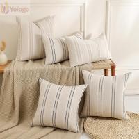 ราคา YOLOGO ปลอกหมอนอิง,ผ้าลินินสแควร์โยนหมอน,ลายโบฮีเมียน 18x18 12x20in ปลอกหมอนพื้นผิวสําหรับห้องนั่งเล่น (47662997729)