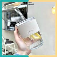 ราคา แก้วเก็บความร้อนแก้วมาพร้อมเคสฟางหนังถ้วยทนความร้อนสําหรับดื่มกาแฟสุดหรู ที6 ที6 (56762181192)
