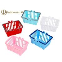 ราคา ONELADY 10 ชิ้นมินิตะกร้าช้อปปิ้งแกล้งเล่นของเล่นจําลองตะกร้าช้อปปิ้งพลาสติก Miniature Decor ตุ๊กตาอุปกรณ์เสริม TH (54562955533)