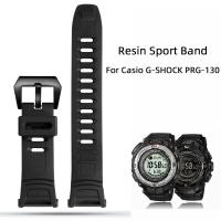 ราคา สีดําเรซิ่นกีฬาสําหรับ Casio G-SHOCK PRG-130 PRW-1500 สายนาฬิกายางกันน้ําเปลี่ยนสร้อยข้อมือ WatchBands (57161077163)