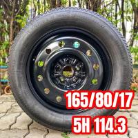 ราคา ล้ออะไหล่ มือสองญี่ปุ่น 5 รู 114.3 ขนาดยาง 165/80/17 เหมาะสำหรับ SUV ขนาดกลาง และรถที่ต้องการล้อที่สูง ยางหนาพิเศษ (29528791034)