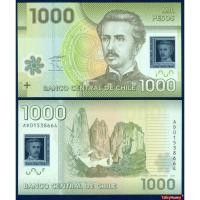 ราคา ธนบัตร ชิลี CHILE ราคา 1000 เปโซ รุ่นปี 2010 P-161 โพลิเมอร์ สภาพใหม่เอี่ยม 100% UNC สำหรับสะสมที่ระลึก (20088911320)