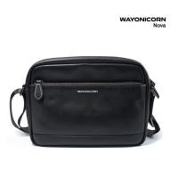 ราคา ✅ กระเป๋าหนังแท้ WAYONICORN รุ่น Nova กระเป๋าสะพายข้าง สีดำ ผู้ชาย สวยเท่ (7002045849)