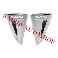 ราคา ครอบแก้มข้างโครเมียม Side Vent Nissan Navara NP300 ปี 2015,2016,2017,2018,2019,2020 (ไม่เว้าไฟแก้ม) (2857149908)